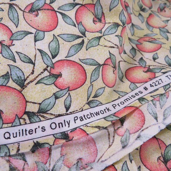 Peaches by Beth Yarbarro cotton/polyester 44"wide 2 yards & 32" long - Picture 6 of 11